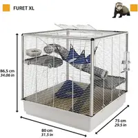 Ferplast two-Story Tower ferret cage 200 X 200